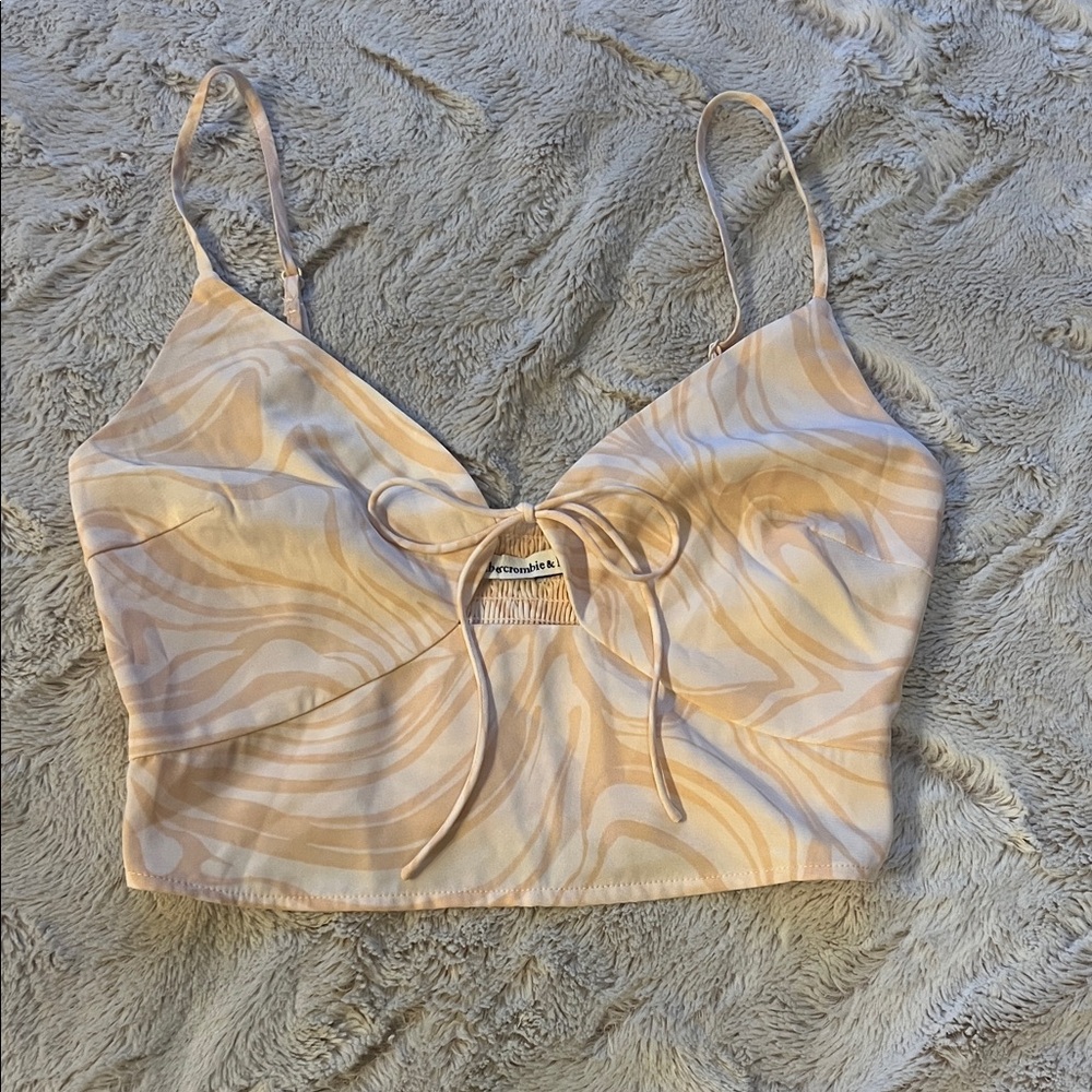 Abercrombie & Fitch Cream Swirl Camisole